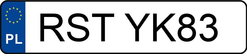 Numer rejestracyjny RST YK83 posiada BMW 325 - RSTYK83 Numer rejestracyjny RST YK83 posiada BMW 325 - RSTYK83