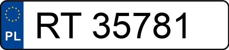 Numer rejestracyjny RT 35781 posiada OPEL CORSA-C - RT35781