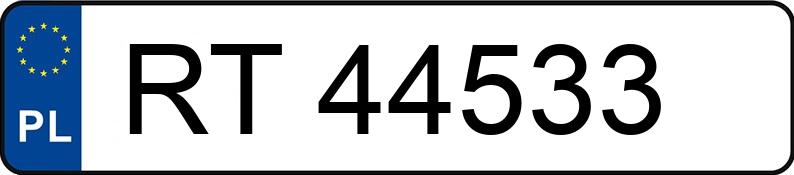 Numer rejestracyjny RT 44533 posiada FORD FOCUS C-MAX - RT44533