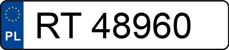 Numer rejestracyjny RT 48960 posiada BMW 330 Diesel Kat. MR`01 E3 E46 X - RT48960