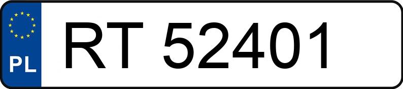 Numer rejestracyjny RT 52401 posiada MERCEDES-BENZ 190 - RT52401