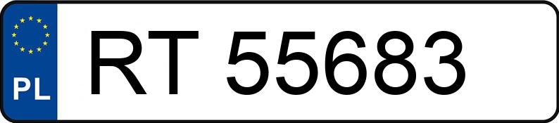 Numer rejestracyjny RT 55683 posiada DACIA DUSTER - RT55683