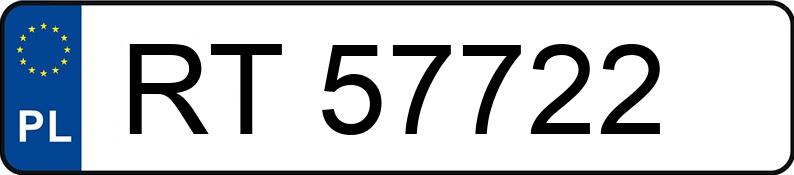 Numer rejestracyjny RT 57722 posiada BMW 320 - RT57722