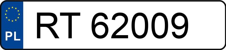 Numer rejestracyjny RT 62009 posiada VOLKSWAGEN SCIROCCO - RT62009