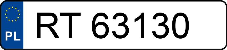 Numer rejestracyjny RT 63130 posiada BMW 320 Touring Diesel MR`12 E5 F31 320 Touring Diesel MR`12 E5 F31 - RT63130