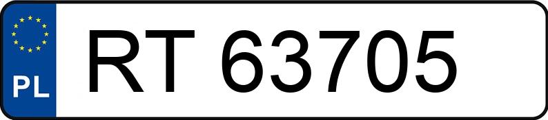 Numer rejestracyjny RT 63705 posiada BMW 520i Kat. MR`01 E39 520i Kat. MR`01 E39 - RT63705