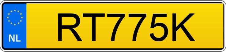 Die Registrierungsnummer RT775K hat MERCEDES-BENZ CLA 180 224GQ2