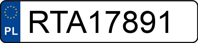 Numer rejestracyjny RTA 17891 posiada VOLKSWAGEN Polo IV TDI MR`05 E4 Trendline - RTA17891