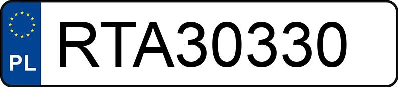Numer rejestracyjny RTA 30330 posiada KIA CEED - RTA30330