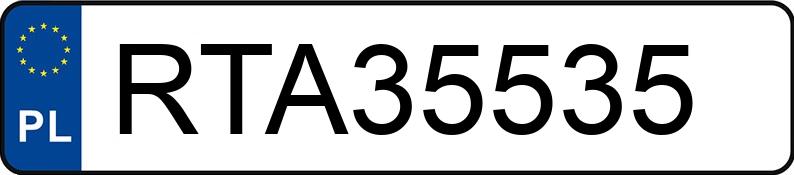 Numer rejestracyjny RTA 35535 posiada KIA SORENTO - RTA35535