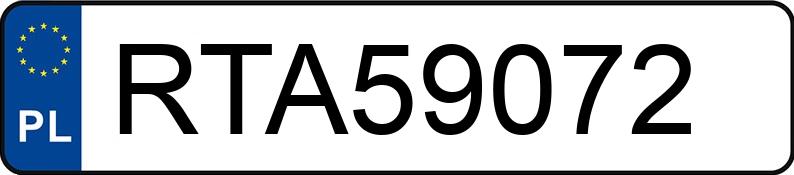 Numer rejestracyjny RTA 59072 posiada KIA CEE D - RTA59072