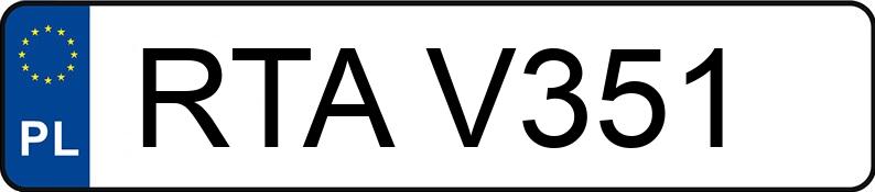 Numer rejestracyjny RTA V351 posiada WSK 125 - RTAV351