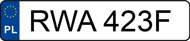 Numer rejestracyjny RWA 423F posiada DAEWOO MUSSO - RWA423F