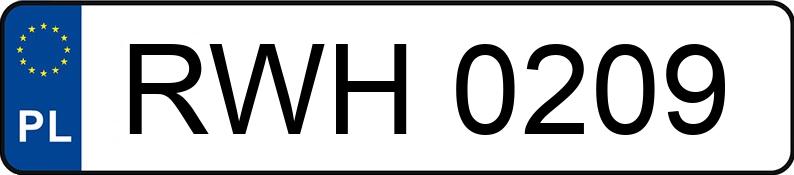 Numer rejestracyjny RWH 0209 posiada DAEWOO Tico 0.8 Kat. 800NEW SX - RWH0209