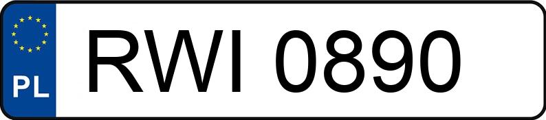 Numer rejestracyjny RWI 0890 posiada SKODA Felicia 1.6 MR`94 GLXi - RWI0890