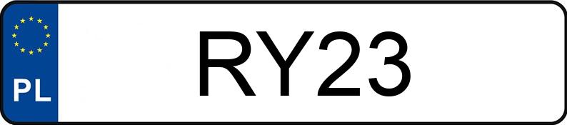 Numer rejestracyjny RY 23 posiada AUDI A4 2.0 TFSI MR`12 E5 B8 A4 2.0 TFSI MR`12 E5 B8 - RY23