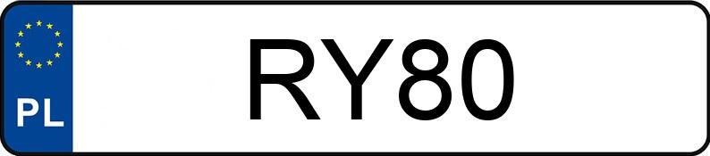 Numer rejestracyjny RY 80 posiada AUDI A4 A4 Avant 2.0 - RY80