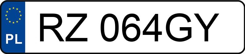 Numer rejestracyjny RZ 064GY posiada BMW 520D XDRIVE G6K - RZ064GY Numer rejestracyjny RZ 064GY posiada BMW 520D XDRIVE G6K - RZ064GY