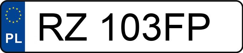 Numer rejestracyjny RZ 103FP posiada SCHMITZ SCF 24 - RZ103FP Numer rejestracyjny RZ 103FP posiada SCHMITZ SCF 24 - RZ103FP
