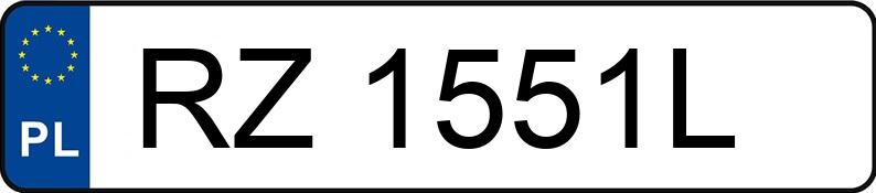 Numer rejestracyjny RZ 1551L posiada AUDI A6 Allroad TDI MR`06 E4 4F A6 Allroad TDI MR`06 E4 4F - RZ1551L
