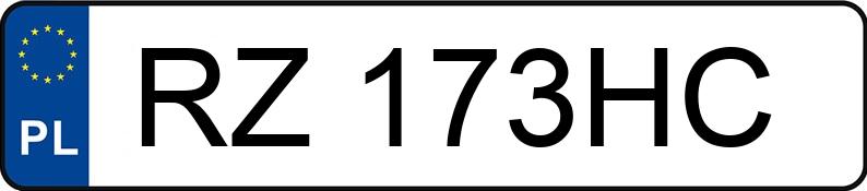 Numer rejestracyjny RZ 173HC posiada VOLVO XC40 - RZ173HC