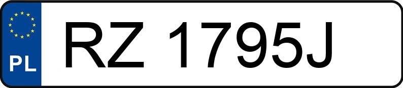 Numer rejestracyjny RZ 1795J posiada HYUNDAI i30 1.4 MR`13 E5 Style - RZ1795J