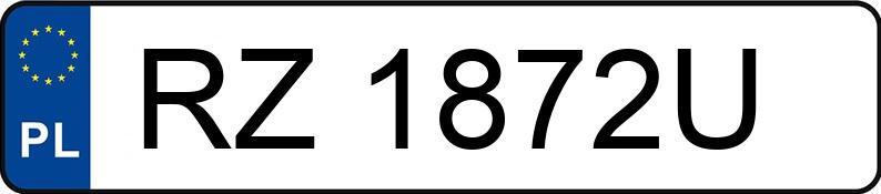 Numer rejestracyjny RZ 1872U posiada NISSAN Qashqai 1.6 MR`07 E4 Acenta Pack - RZ1872U Numer rejestracyjny RZ 1872U posiada NISSAN Qashqai 1.6 MR`07 E4 Acenta Pack - RZ1872U
