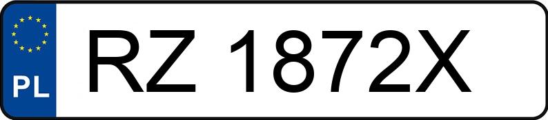 Numer rejestracyjny RZ 1872X posiada BMW 520D XDRIVE - RZ1872X Numer rejestracyjny RZ 1872X posiada BMW 520D XDRIVE - RZ1872X