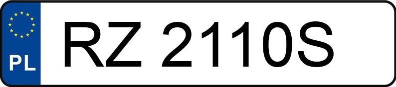 Numer rejestracyjny RZ 2110S posiada CITROEN SAXO - RZ2110S