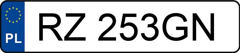 Numer rejestracyjny RZ 253GN posiada OPEL Grandland X 1.2 MR`17 E6 Elite S&S Aut. - RZ253GN