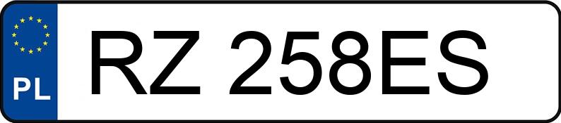 Numer rejestracyjny RZ 258ES posiada SAAB 9-3 - RZ258ES