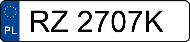 Numer rejestracyjny RZ 2707K posiada MAZDA 5 - 1.8 MR`11 E5 Comfort - RZ2707K Numer rejestracyjny RZ 2707K posiada MAZDA 5 - 1.8 MR`11 E5 Comfort - RZ2707K