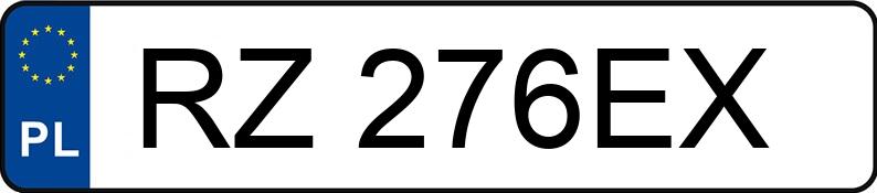 Numer rejestracyjny RZ 276EX posiada FIAT DUCATO - RZ276EX Numer rejestracyjny RZ 276EX posiada FIAT DUCATO - RZ276EX