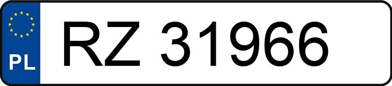Numer rejestracyjny RZ 31966 posiada SEAT LEON - RZ31966