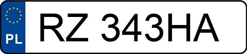 Numer rejestracyjny RZ 343HA posiada OPEL MOVANO - RZ343HA Numer rejestracyjny RZ 343HA posiada OPEL MOVANO - RZ343HA