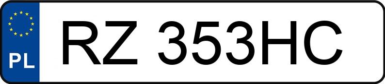 Numer rejestracyjny RZ 353HC posiada MERCEDES-BENZ A 250 MR`15 E6 176 A 250 MR`15 E6 176 - RZ353HC