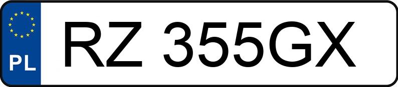 Numer rejestracyjny RZ 355GX posiada BMW 525D - RZ355GX