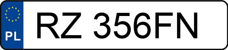 Il numero di registrazione RZ 356FN ha BMW 320i MR`04 E3 E90 320i MR`04 E3 E90 - RZ356FN