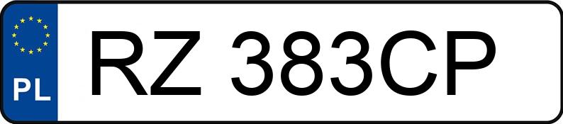 Numer rejestracyjny RZ 383CP posiada KOEGEL SN24 S24-1 - RZ383CP
