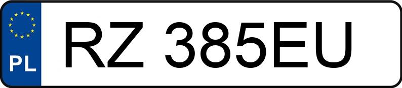 Numer rejestracyjny RZ 385EU posiada MERCEDES-BENZ C 180 MR`21 E6 206 C 180 MR`21 E6 206 - RZ385EU