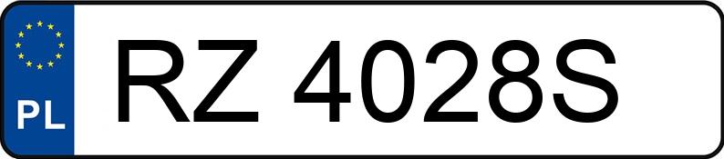 Numer rejestracyjny RZ 4028S posiada DODGE JOURNEY - RZ4028S