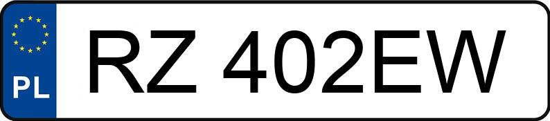 Numer rejestracyjny RZ 402EW posiada BMW 330i MR`19 E6d G20 Steptronic - RZ402EW Numer rejestracyjny RZ 402EW posiada BMW 330i MR`19 E6d G20 Steptronic - RZ402EW