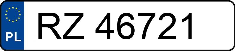 Numer rejestracyjny RZ 46721 posiada HONDA Concerto 1.5i Kat. Concerto 1.5i Kat. - RZ46721