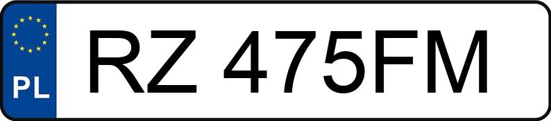 Numer rejestracyjny RZ 475FM posiada TOYOTA TOYOTA C-HR - RZ475FM