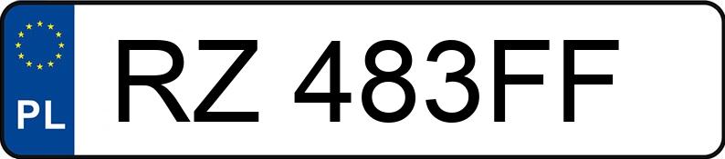 Numer rejestracyjny RZ 483FF posiada BMW 520 I - RZ483FF Numer rejestracyjny RZ 483FF posiada BMW 520 I - RZ483FF