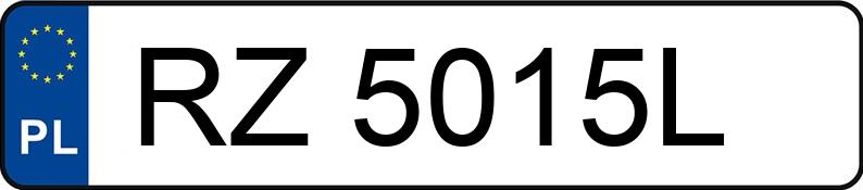 Numer rejestracyjny RZ 5015L posiada VOLKSWAGEN CADDY - RZ5015L