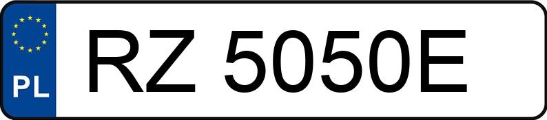 Numer rejestracyjny RZ 5050E posiada MERCEDES-BENZ B 180 CDI - RZ5050E