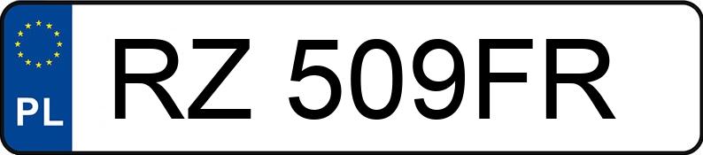 Numer rejestracyjny RZ 509FR posiada TOYOTA YARIS HYBRID XP13M(A) - RZ509FR Numer rejestracyjny RZ 509FR posiada TOYOTA YARIS HYBRID XP13M(A) - RZ509FR