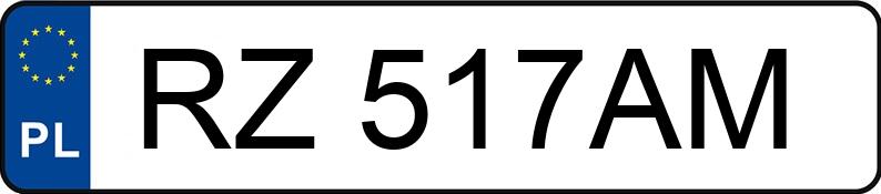 Numer rejestracyjny RZ 517AM posiada SEAT IBIZA - RZ517AM Numer rejestracyjny RZ 517AM posiada SEAT IBIZA - RZ517AM