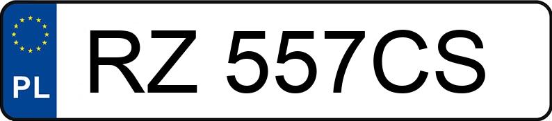 Numer rejestracyjny RZ 557CS posiada MERCEDES-BENZ C 350 CDI - RZ557CS